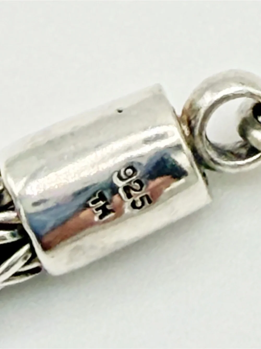 Silpada Rare HTF Sterling Silver Thick 17” Wheat Collar Chain w/Lobster Claw